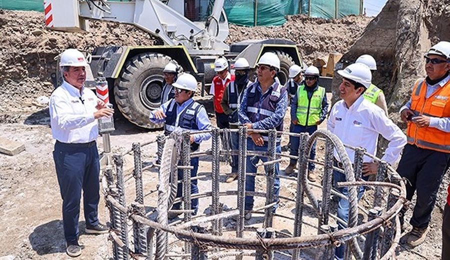 Ministro del MTC supervisa instalación de puentes clave para el Aeropuerto Jorge Chávez