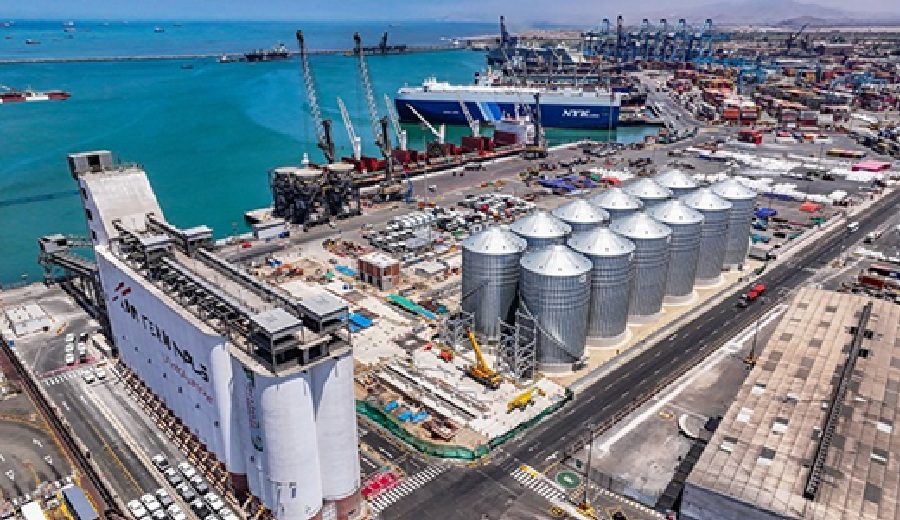 Muelle Norte del Callao Trabajos en los 12 silos para granos tienen un avance del 72 %