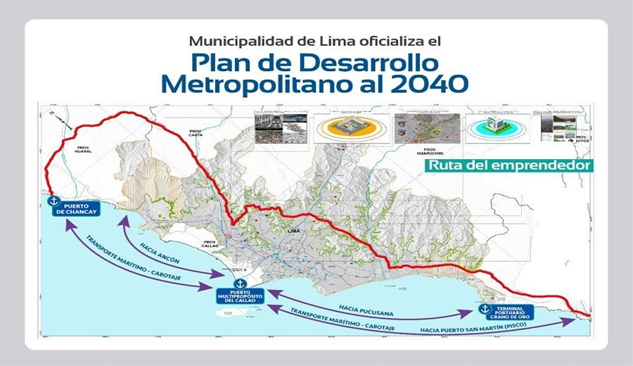 Municipalidad de Lima oficializa el Plan de Desarrollo Metropolitano al 2040