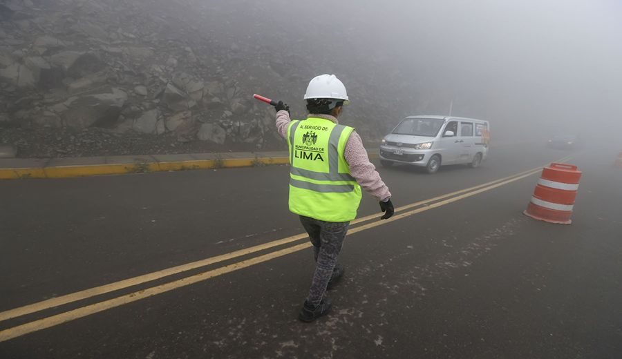 Pasamayito: reabren tránsito vehicular con restricciones por mantenimiento de vía