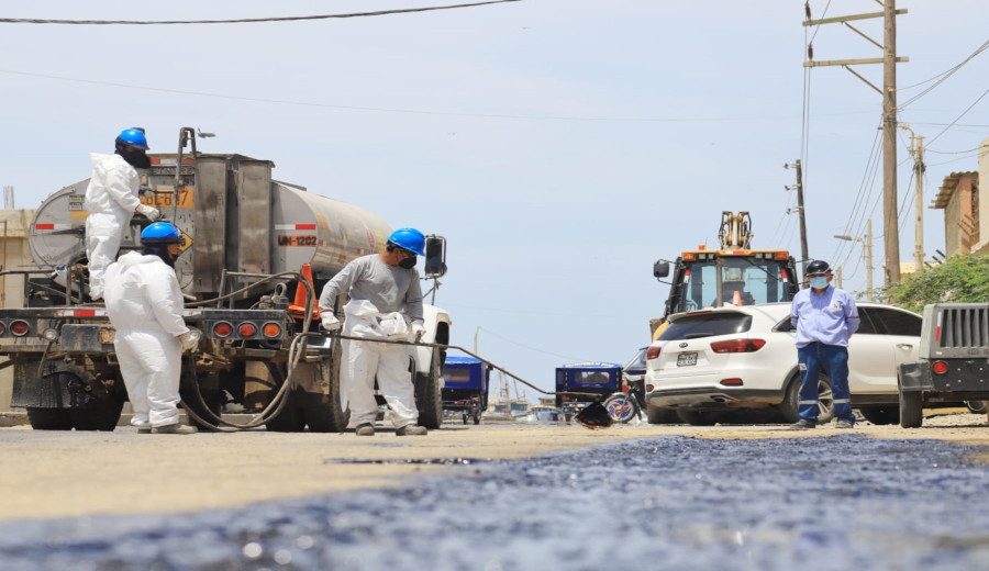 Piura: Petroperú inicia trabajos de mantenimiento en segunda etapa de la vía a Talara