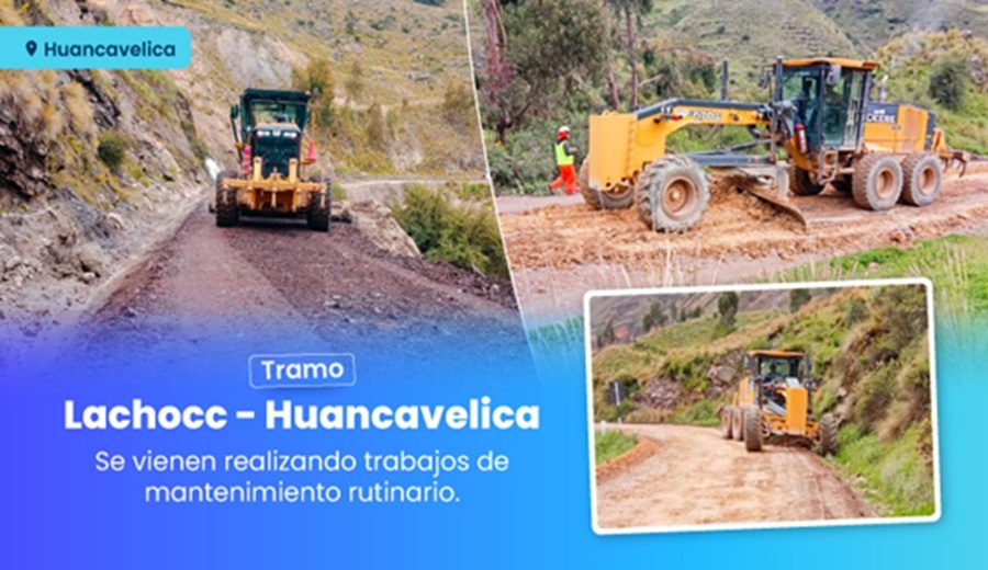 Provías Nacional garantiza la transitabilidad en corredor Choclococha–Huancavelica con trabajos permanentes de mantenimiento