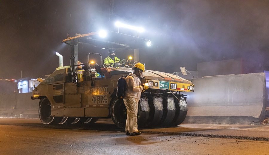 Rutas de Lima realiza trabajos de repavimentación en la Panamericana Norte