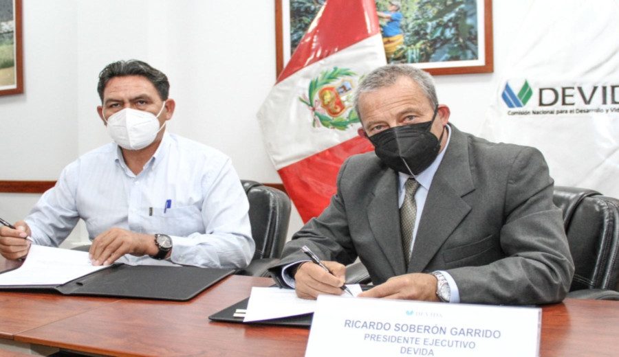 San Martín: Devida destina recursos para mantenimiento de camino vecinal en Campanilla