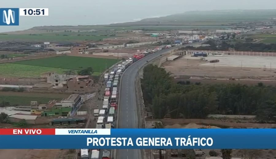 Ventanilla: reportan intensa congestión vehicular en avenida Néstor Gambetta
